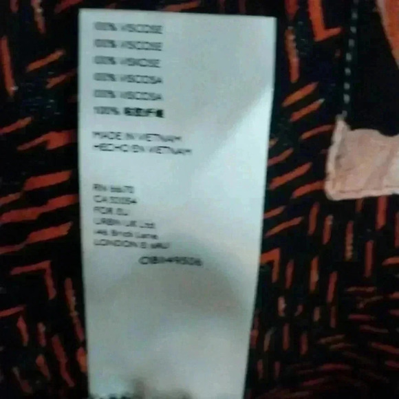 Free People Mix Print Button Down Size XS - Picture 10 of 10